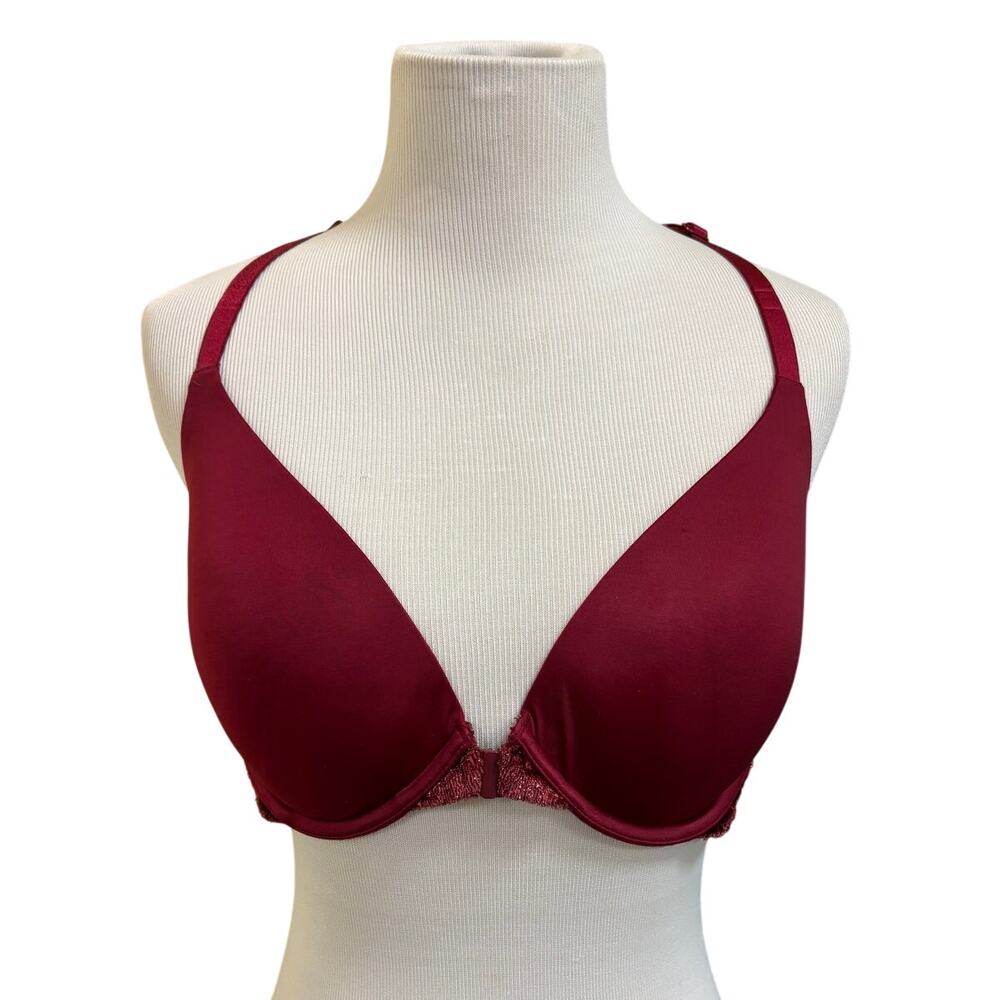 Victoria's Secret Very Sexy Lightly Lined Plunge Racer Back Bra Size 36C